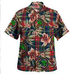 Clan Harvey Modern Tartan Crest Badge Aloha Hawaiian Shirt Tropical Old Style QZ43 Harvey Modern Tartan Tartan Today   