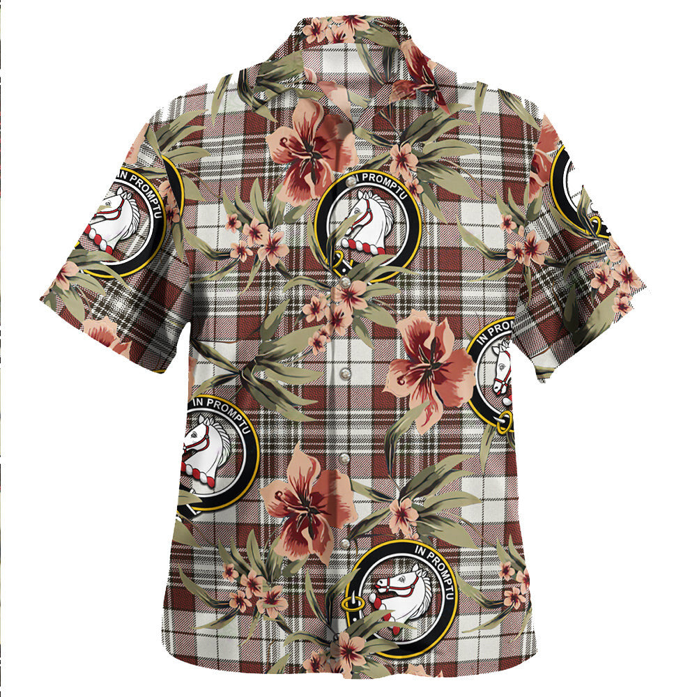 Clan Dunbar Plaid Tartan Crest Badge Aloha Hawaiian Shirt Tropical Old Style IM78 Dunbar Plaid Tartan Tartan Today   