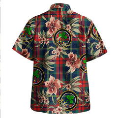 Clan Harvey Modern Tartan Crest Badge Aloha Hawaiian Shirt Tropical Old Style QZ43 Harvey Modern Tartan Tartan Today   