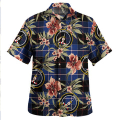 Clan Dunlop Modern Tartan Crest Badge Aloha Hawaiian Shirt Tropical Old Style DQ15 Dunlop Modern Tartan Tartan Today   