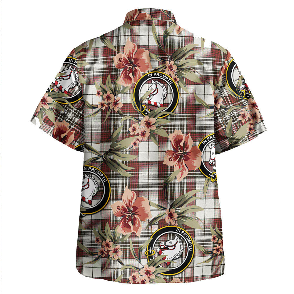 Clan Dunbar Plaid Tartan Crest Badge Aloha Hawaiian Shirt Tropical Old Style IM78 Dunbar Plaid Tartan Tartan Today   