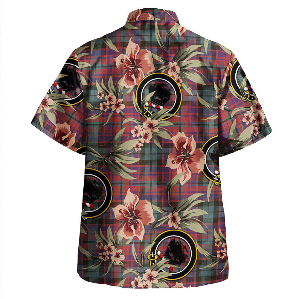 Clan MacInroy Weathered Tartan Crest Badge Aloha Hawaiian Shirt Tropical Old Style XL20 MacInroy Weathered Tartan Tartan Today   