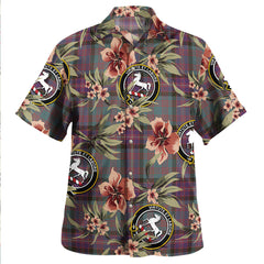 Clan Cochrane (Cochran) Weathered Tartan Crest Badge Aloha Hawaiian Shirt Tropical Old Style GQ62 Cochrane (Cochran) Weathered Tartan Tartan Today   