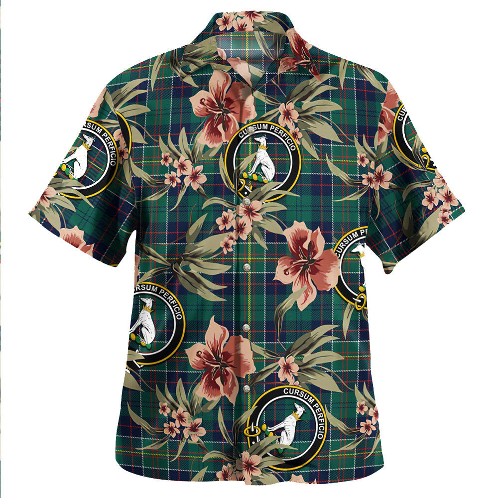 Clan Hunter of Hunterston (Galbraith of Hunterston) Modern Tartan Crest Badge Aloha Hawaiian Shirt Tropical Old Style SF93 Hunter of Hunterston (Galbraith of Hunterston) Modern Tartan Tartan Today   