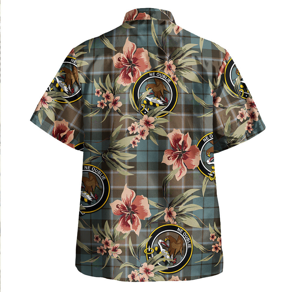 Clan Graham of Menteith Weathered Tartan Crest Badge Aloha Hawaiian Shirt Tropical Old Style ER65 Graham of Menteith Weathered Tartan Tartan Today   