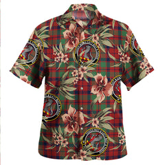 Clan MacBean of Tomatin (MacBain of Tomatin) Modern Tartan Crest Badge Aloha Hawaiian Shirt Tropical Old Style TW25 MacBean of Tomatin (MacBain of Tomatin) Modern Tartan Tartan Today   
