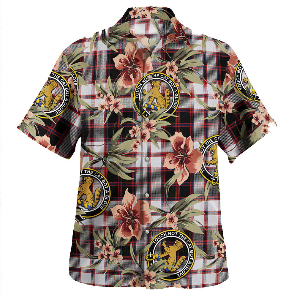 Clan MacPherson of Pitmain Modern Tartan Crest Badge Aloha Hawaiian Shirt Tropical Old Style NC56 MacPherson of Pitmain Modern Tartan Tartan Today   