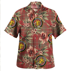 Cumming Weathered Tartan Clan Crest Badge Aloha Hawaiian Shirt Tropical Old Style XO75 Cumming Weathered Tartan Tartan Today   