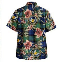 Clan Hogarth Modern Tartan Crest Badge Aloha Hawaiian Shirt Tropical Old Style SM92 Hogarth Modern Tartan Tartan Today   