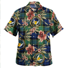 Clan Hogarth Modern Tartan Crest Badge Aloha Hawaiian Shirt Tropical Old Style SM92 Hogarth Modern Tartan Tartan Today   