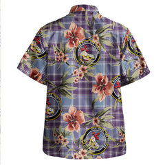 Clan MacDonald Lord of the Isles Hunting Blue (Donald Lord of the Isles Hunting Blue) Weathered Tartan Crest Badge Aloha Hawaiian Shirt Tropical Old Style IP75 MacDonald Lord of the Isles Hunting Blue (Donald Lord of the Isles Hunting Blue) Weathered Tartan Tartan Today   