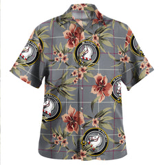 Clan Dunbar of Pitgaveny Weathered Tartan Crest Badge Aloha Hawaiian Shirt Tropical Old Style EG57 Dunbar of Pitgaveny Weathered Tartan Tartan Today   
