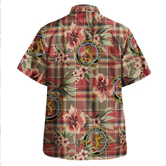 Clan MacGlashan Weathered Tartan Crest Badge Aloha Hawaiian Shirt Tropical Old Style MH46 MacGlashan Weathered Tartan Tartan Today   