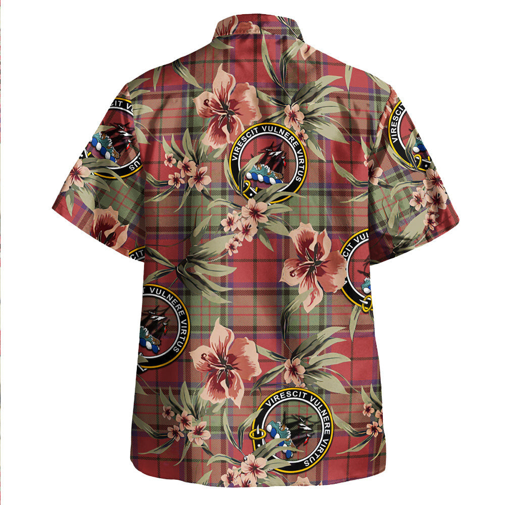 Clan Dickie Weathered Tartan Crest Badge Aloha Hawaiian Shirt Tropical Old Style VX85 Dickie Weathered Tartan Tartan Today   