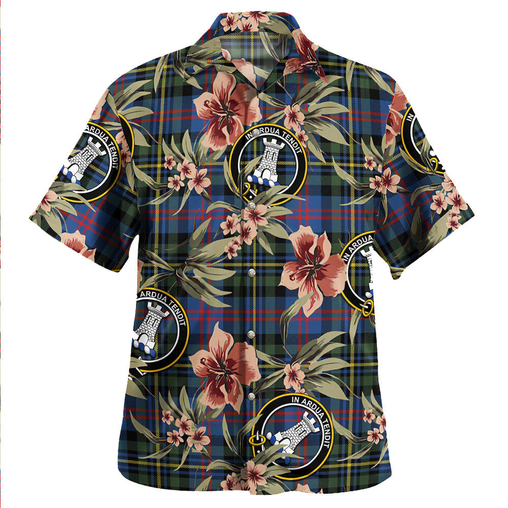Clan MacCallum of Berwick Modern Tartan Crest Badge Aloha Hawaiian Shirt Tropical Old Style ZS40 MacCallum of Berwick Modern Tartan Tartan Today   