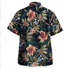 Clan Hope Vere Modern Tartan Crest Badge Aloha Hawaiian Shirt Tropical Old Style EX95 Hope Vere Modern Tartan Tartan Today   