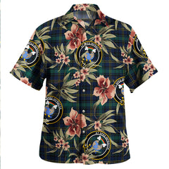 Clan Hope Vere Modern Tartan Crest Badge Aloha Hawaiian Shirt Tropical Old Style EX95 Hope Vere Modern Tartan Tartan Today   