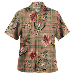Clan Donachie of Brockloch Hunting Weathered Tartan Crest Badge Aloha Hawaiian Shirt Tropical Old Style RL59 Donachie of Brockloch Hunting Weathered Tartan Tartan Today   