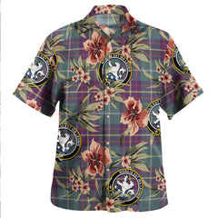 Clan Inglis Weathered Tartan Crest Badge Aloha Hawaiian Shirt Tropical Old Style WX53 Inglis Weathered Tartan Tartan Today   