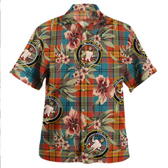 Clan MacGurk Ancient Tartan Crest Badge Aloha Hawaiian Shirt Tropical Old Style KM86 MacGurk Ancient Tartan Tartan Today   