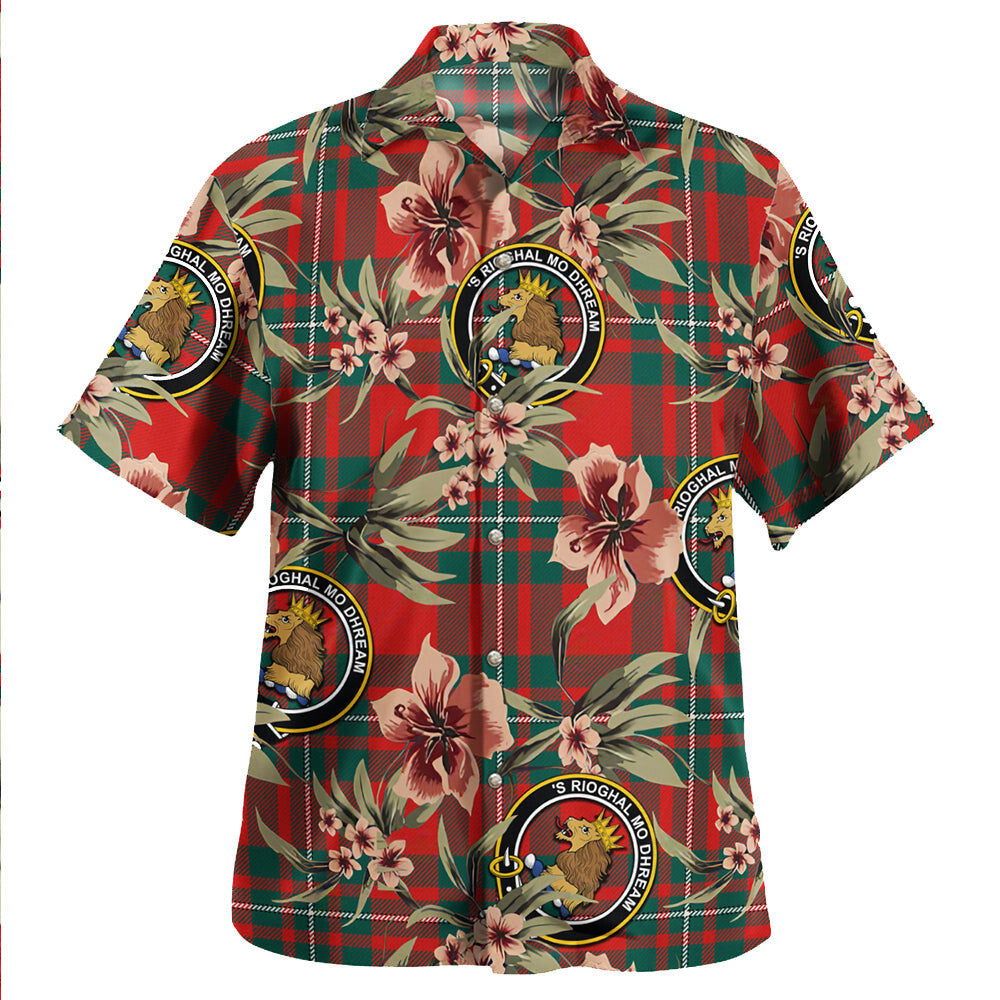 Clan MacGregor (Gregor) Modern Tartan Crest Badge Aloha Hawaiian Shirt Tropical Old Style TI21 MacGregor (Gregor) Modern Tartan Tartan Today   