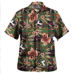 Clan Cochrane (Cochran) Modern Tartan Crest Badge Aloha Hawaiian Shirt Tropical Old Style OX45 Cochrane (Cochran) Modern Tartan Tartan Today   