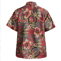 Clan MacAlister of Glenbarr Weathered Tartan Crest Badge Aloha Hawaiian Shirt Tropical Old Style LW29 MacAlister of Glenbarr Weathered Tartan Tartan Today   