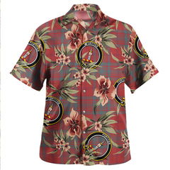 Clan MacAlister of Glenbarr Weathered Tartan Crest Badge Aloha Hawaiian Shirt Tropical Old Style LW29 MacAlister of Glenbarr Weathered Tartan Tartan Today   