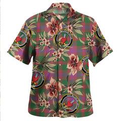 Clan Logan Light Ancient Tartan Crest Badge Aloha Hawaiian Shirt Tropical Old Style HQ43 Logan Light Ancient Tartan Tartan Today   