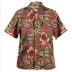 Hay Weathered Tartan Clan Crest Badge Aloha Hawaiian Shirt Tropical Old Style GQ68 Hay Weathered Tartan Tartan Today   