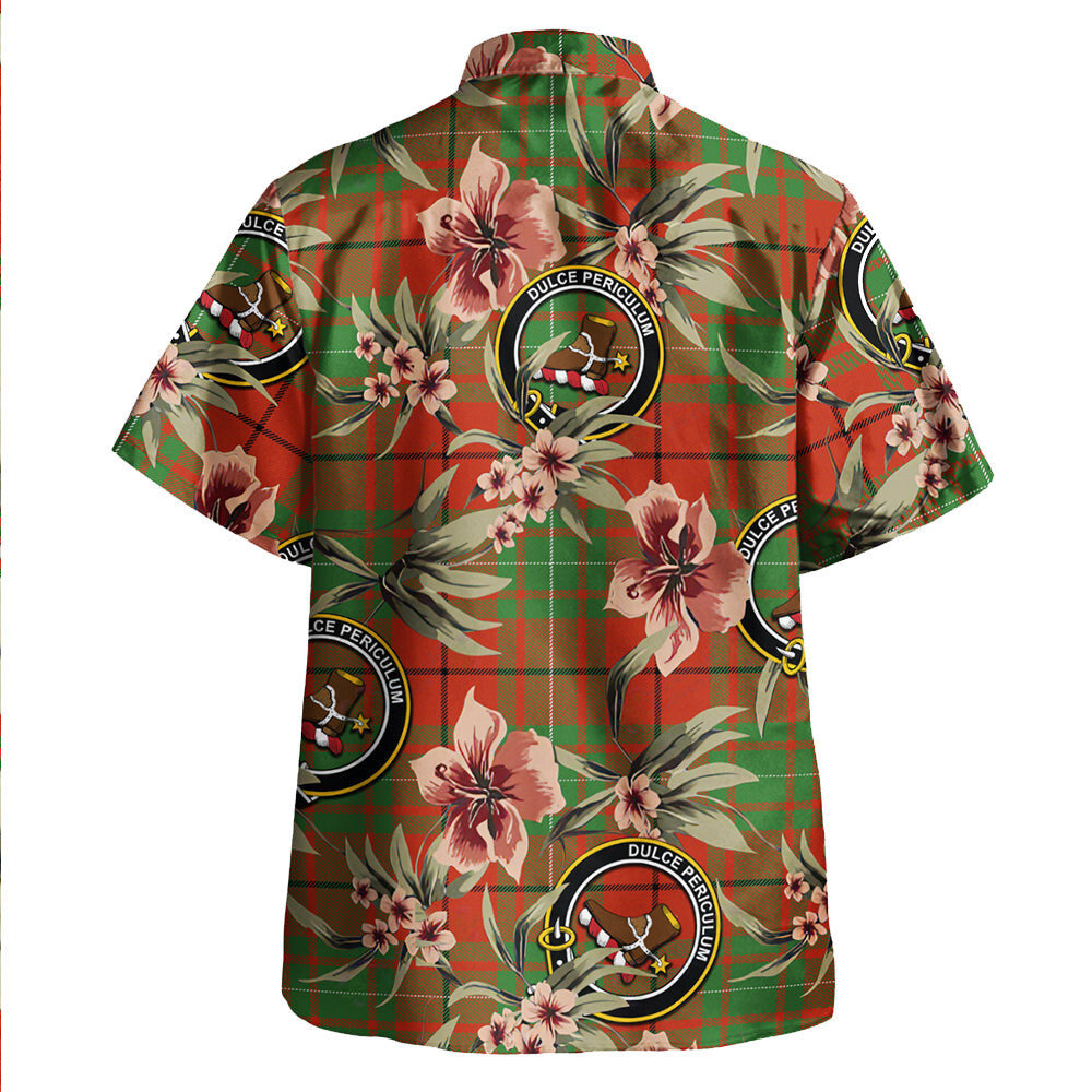 Clan MacAulay Ancient Tartan Crest Badge Aloha Hawaiian Shirt Tropical Old Style QF97 MacAulay Ancient Tartan Tartan Today   