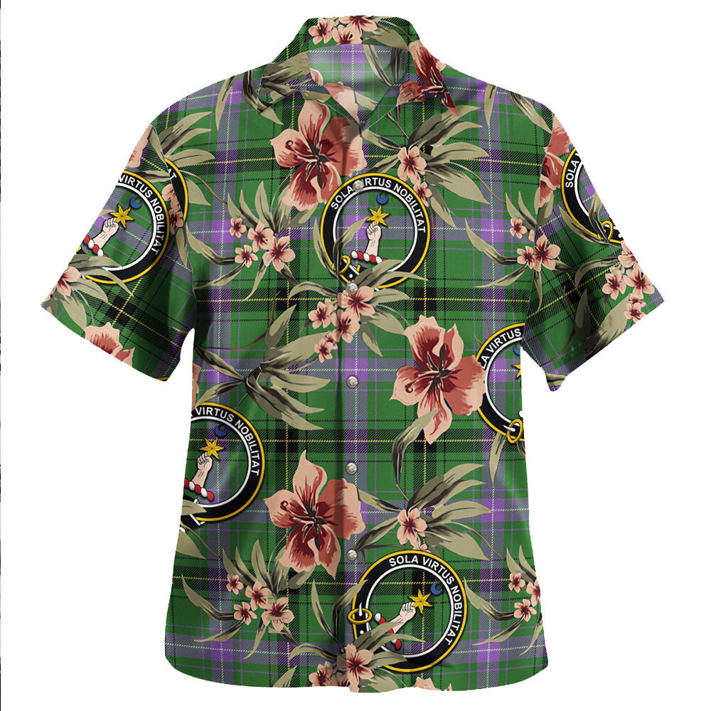 Henderson (MacKendrick) Ancient Tartan Clan Crest Badge Aloha Hawaiian Shirt Tropical Old Style HE82 Henderson (MacKendrick) Ancient Tartan Tartan Today   