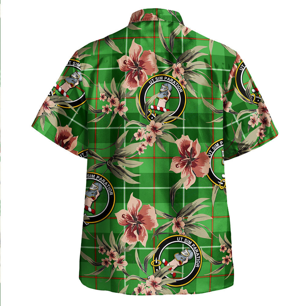 Clephan (or Clephane) Tartan Clan Crest Badge Aloha Hawaiian Shirt Tropical Old Style FZ94 Clephan (or Clephane) Tartan Tartan Today   