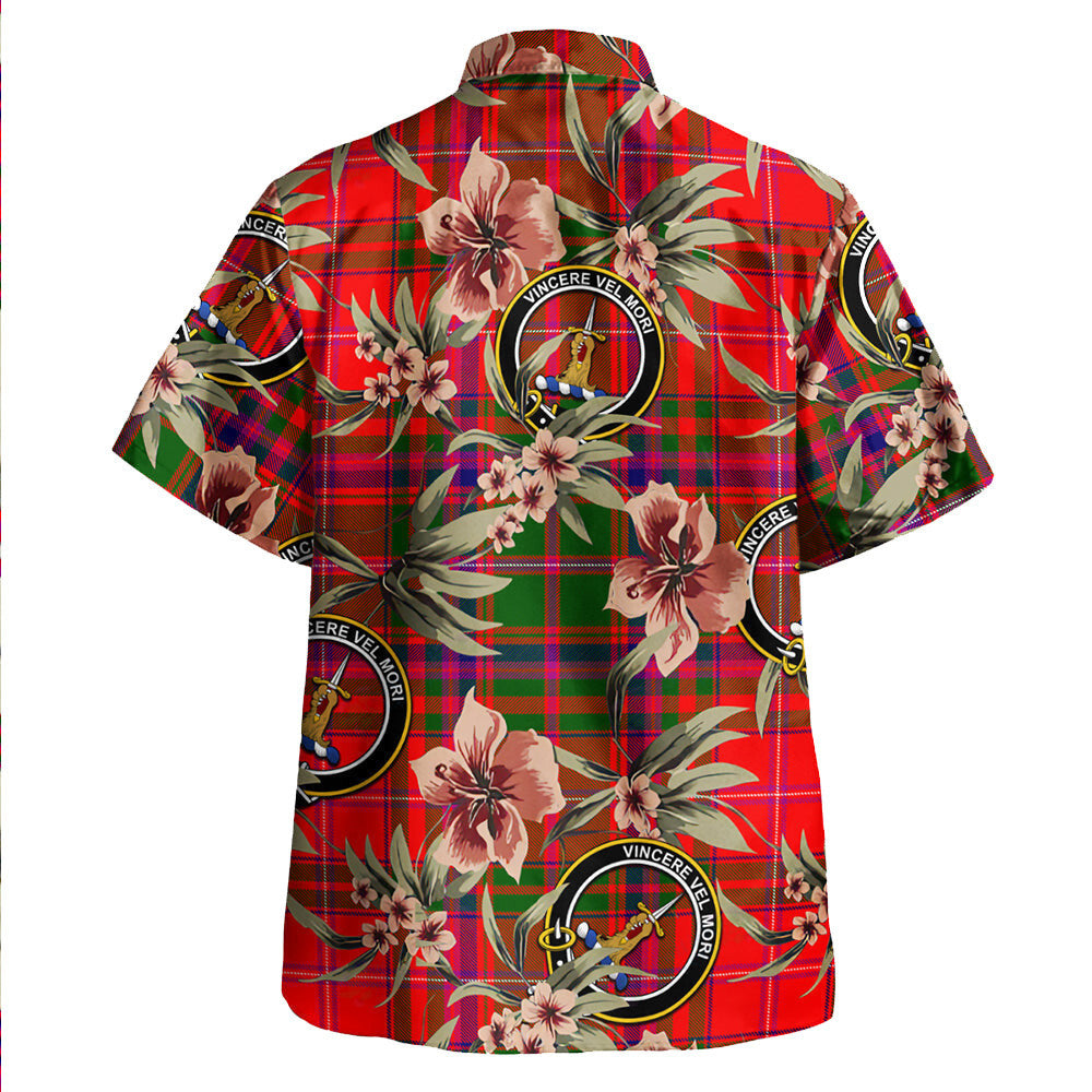 Clan MacDowall Tartan Crest Badge Aloha Hawaiian Shirt Tropical Old Style GE57 MacDowall Tartan Tartan Today   
