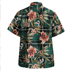 Clan Cleghorn Modern Tartan Crest Badge Aloha Hawaiian Shirt Tropical Old Style IT71 Cleghorn Modern Tartan Tartan Today   