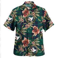 Clan Lockhart Modern Tartan Crest Badge Aloha Hawaiian Shirt Tropical Old Style AQ52 Lockhart Modern Tartan Tartan Today   