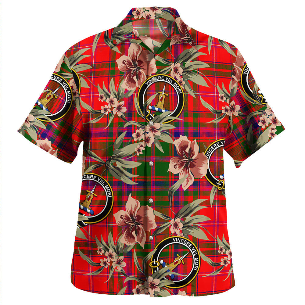 Clan MacDowall Tartan Crest Badge Aloha Hawaiian Shirt Tropical Old Style GE57 MacDowall Tartan Tartan Today   