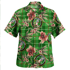 Clephan (or Clephane) Tartan Clan Crest Badge Aloha Hawaiian Shirt Tropical Old Style FZ94 Clephan (or Clephane) Tartan Tartan Today   