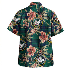 Clan Lockhart Modern Tartan Crest Badge Aloha Hawaiian Shirt Tropical Old Style AQ52 Lockhart Modern Tartan Tartan Today   