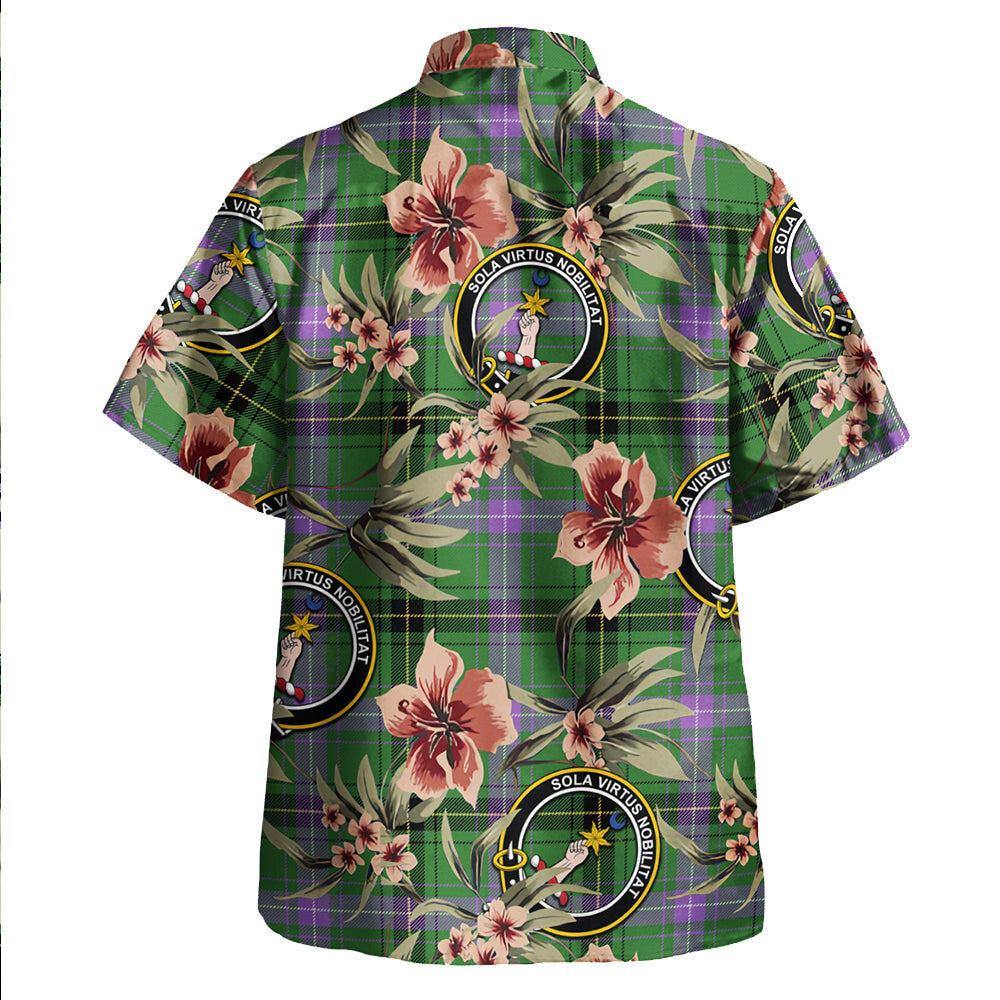 Henderson (MacKendrick) Ancient Tartan Clan Crest Badge Aloha Hawaiian Shirt Tropical Old Style HE82 Henderson (MacKendrick) Ancient Tartan Tartan Today   