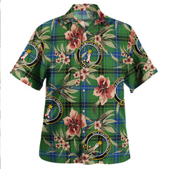 Clan Henderson (MacKendrick) Modern Tartan Crest Badge Aloha Hawaiian Shirt Tropical Old Style MM80 Henderson (MacKendrick) Modern Tartan Tartan Today   