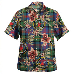 Clan Logan Modern Tartan Crest Badge Aloha Hawaiian Shirt Tropical Old Style KD37 Logan Modern Tartan Tartan Today   