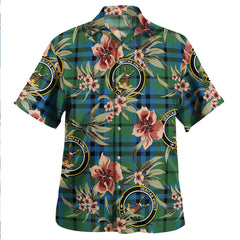 Clan Keith (Marshall) Ancient Tartan Crest Badge Aloha Hawaiian Shirt Tropical Old Style QE47 Keith (Marshall) Ancient Tartan Tartan Today   