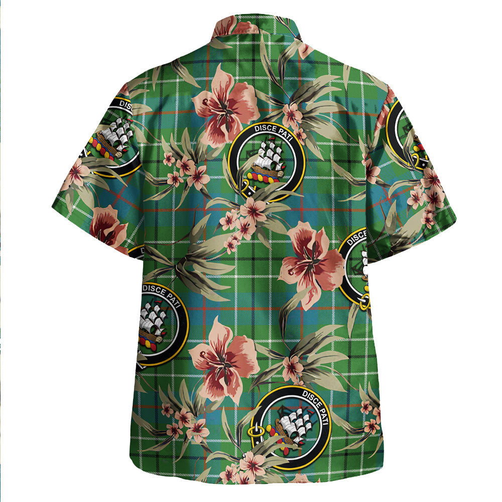 Clan Duncan Ancient Tartan Crest Badge Aloha Hawaiian Shirt Tropical Old Style NV62 Duncan Ancient Tartan Tartan Today   