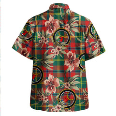 Clan Hutcheson Modern Tartan Crest Badge Aloha Hawaiian Shirt Tropical Old Style LH33 Hutcheson Modern Tartan Tartan Today   