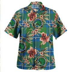 Clan Irvine Ancient Tartan Crest Badge Aloha Hawaiian Shirt Tropical Old Style YF74 Irvine Ancient Tartan Tartan Today   