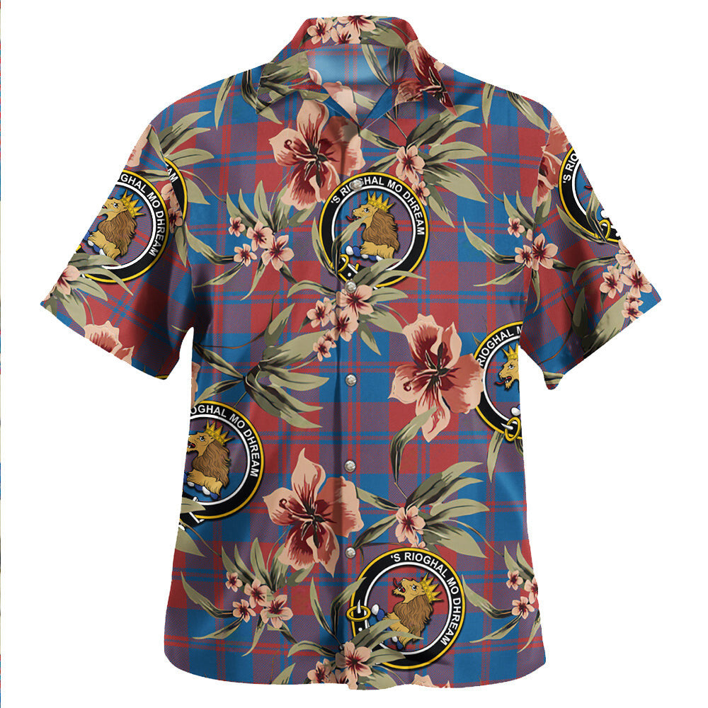 Clan MacGregor of Glengyle (Gregor of Deeside) Ancient Tartan Crest Badge Aloha Hawaiian Shirt Tropical Old Style US62 MacGregor of Glengyle (Gregor of Deeside) Ancient Tartan Tartan Today   