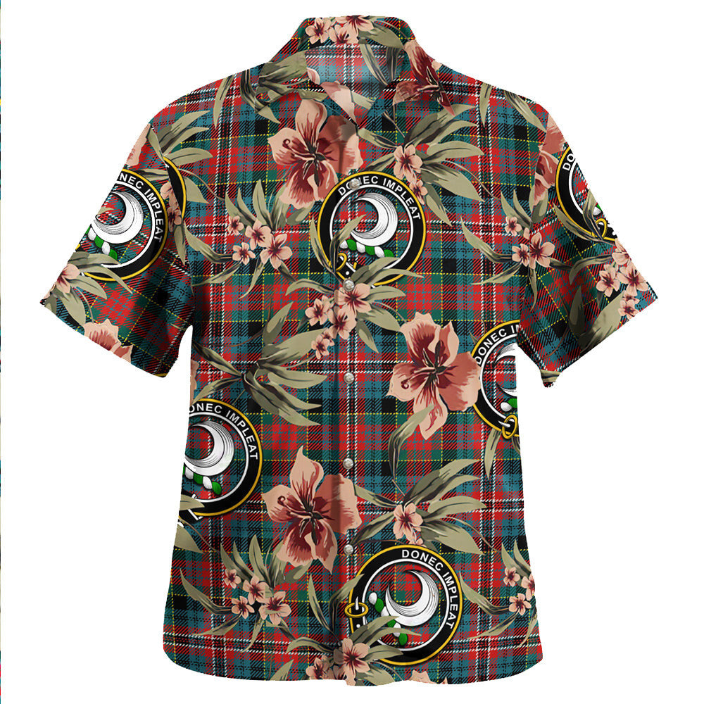 Clan Kidd Modern Tartan Crest Badge Aloha Hawaiian Shirt Tropical Old Style VP49 Kidd Modern Tartan Tartan Today   