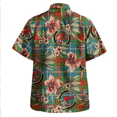 Clan Crozier Ancient Tartan Crest Badge Aloha Hawaiian Shirt Tropical Old Style CH16 Crozier Ancient Tartan Tartan Today   