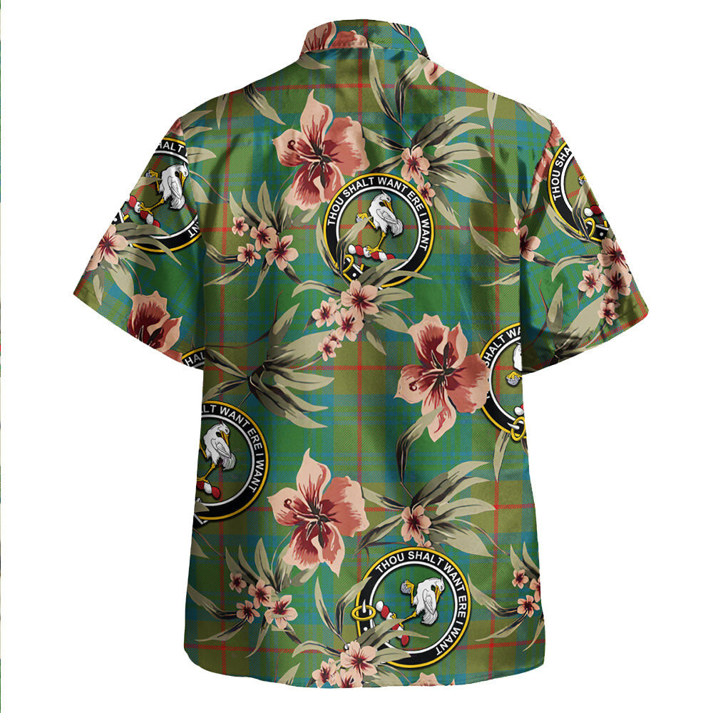 Clan Cranston Ancient Tartan Crest Badge Aloha Hawaiian Shirt Tropical Old Style AS52 Cranston Ancient Tartan Tartan Today   